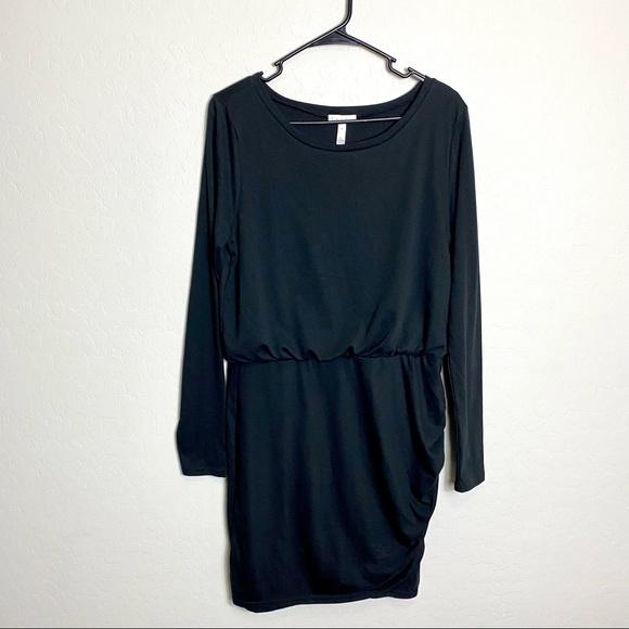 Leith Women’s Size Large Black Long Sleeve Dress